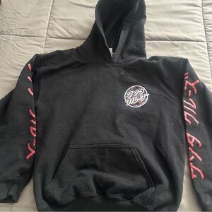 Y2k Vintage alternative/skater santa cruz hoodie